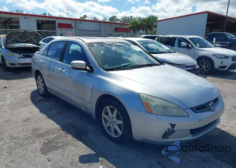2003 Honda Accord 3.0 Ex из США, поврежденный, VIN 1HGCM66503A006968